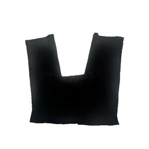 VTG Fibers Jeans Barbara Lesser 8 Black Corduroy Relaxed Baggy Loose Straight